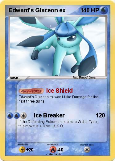 Pokemon Edward's Glaceon ex