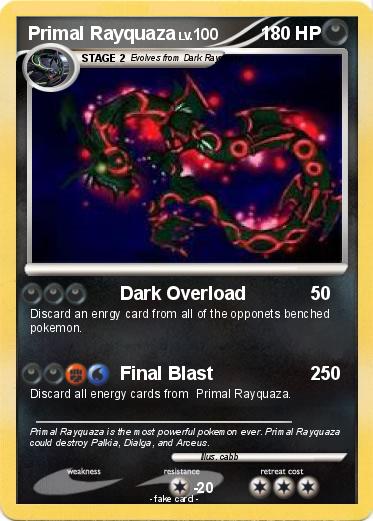 Pokemon Primal Rayquaza