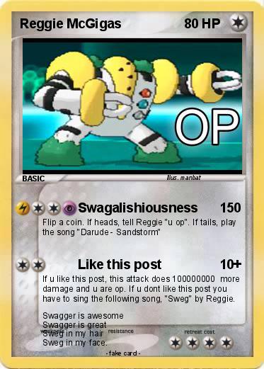 Pokemon Reggie McGigas