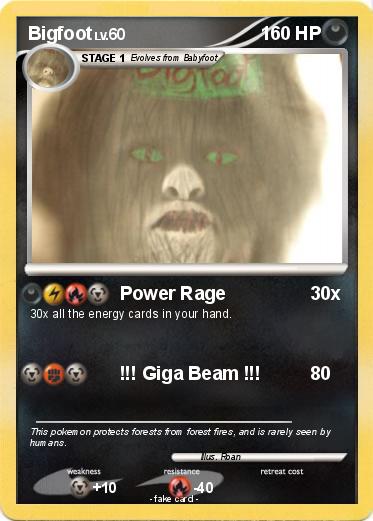 Pokemon Bigfoot