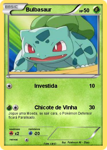 Pokemon Bulbasaur