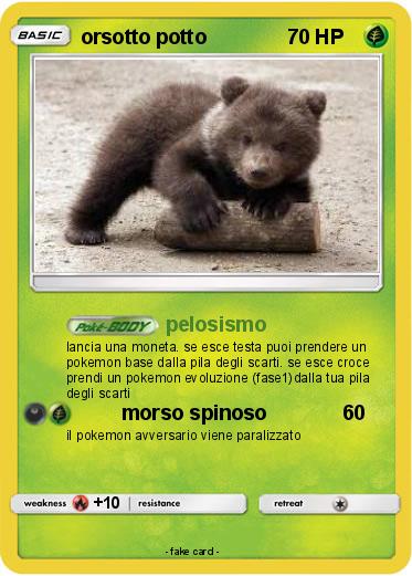 Pokemon orsotto potto