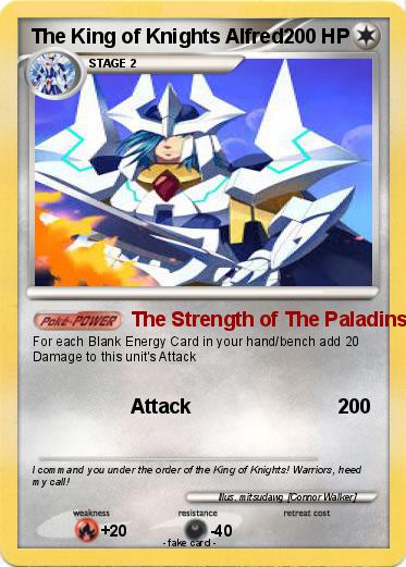 Pokemon The King of Knights Alfred