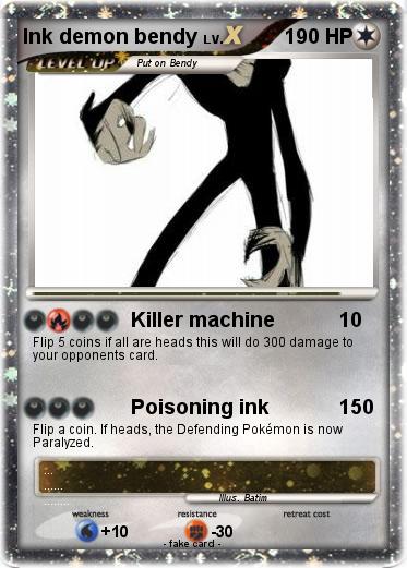 Pokemon Ink demon bendy