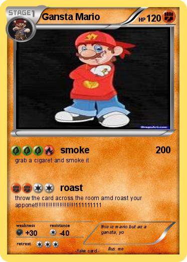 Pokemon Gansta Mario