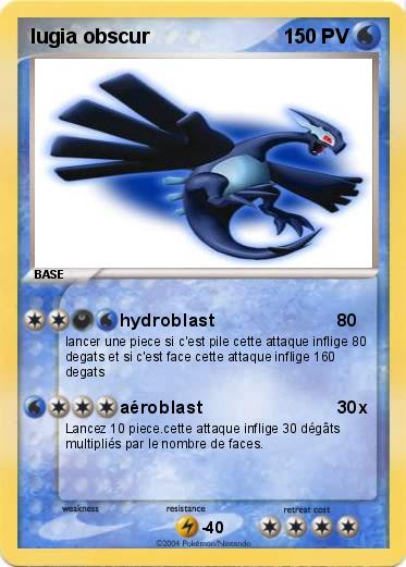 Pokemon lugia obscur