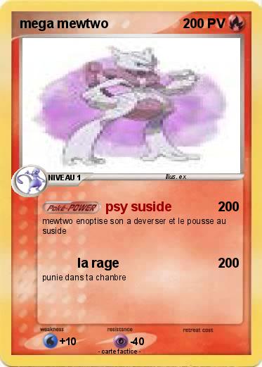 Pokemon mega mewtwo