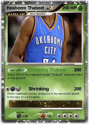 Pokemon Hasheem Thabeet