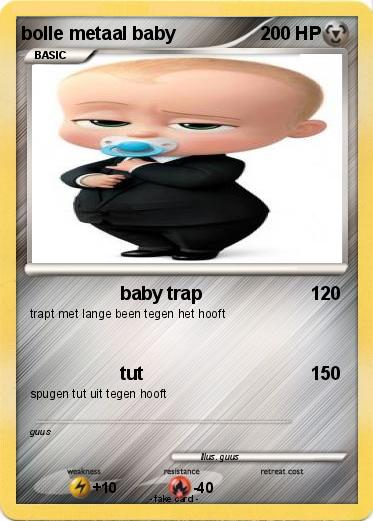 Pokemon bolle metaal baby