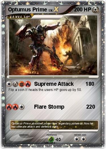 Pokemon Optumus Prime