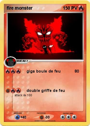 Pokemon fire monster