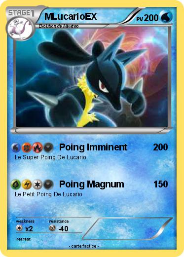 Pokemon MLucarioEX