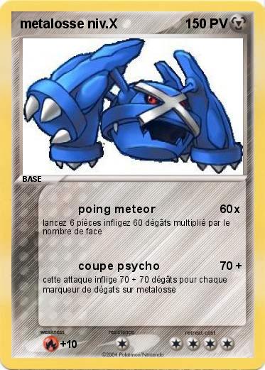 Pokemon metalosse niv.X                