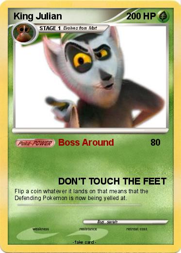 Pokemon King Julian