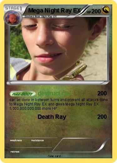 Pokemon Mega Night Ray EX
