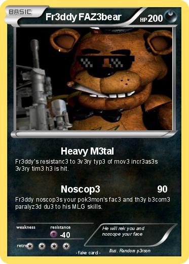 Pokemon Fr3ddy FAZ3bear