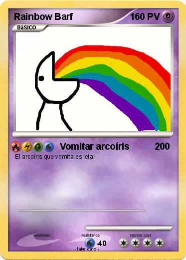 Pokemon Rainbow Barf