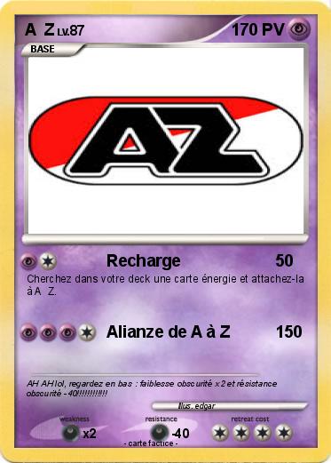 Pokemon A  Z