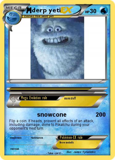 Pokemon derp yeti