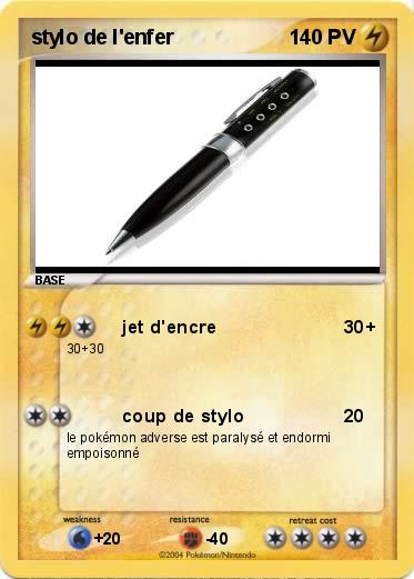 Pokemon stylo de l'enfer