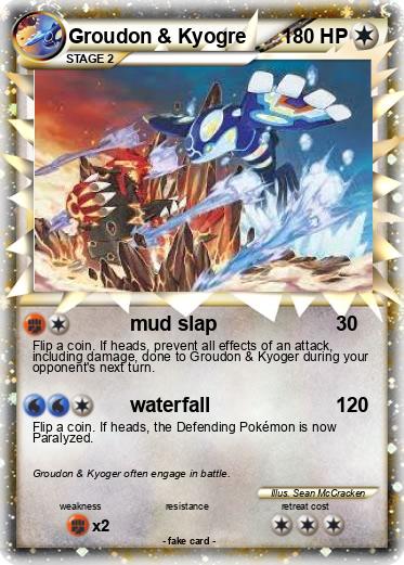Pokemon Groudon & Kyogre