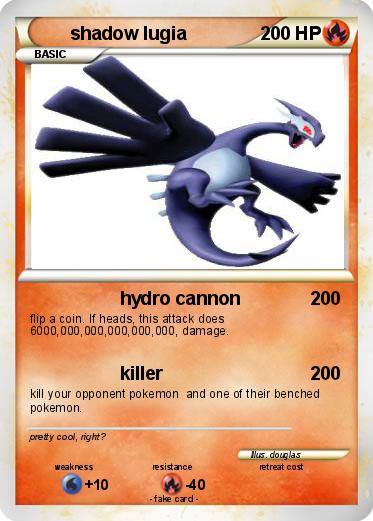 Pokemon shadow lugia