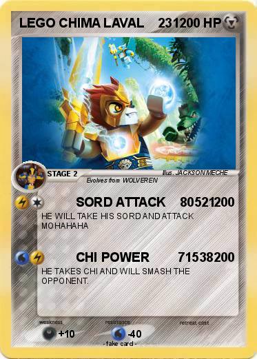 Pokemon LEGO CHIMA LAVAL    231