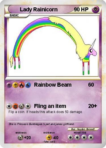 Pokemon Lady Rainicorn
