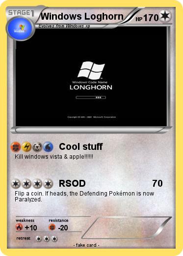 Pokemon Windows Loghorn
