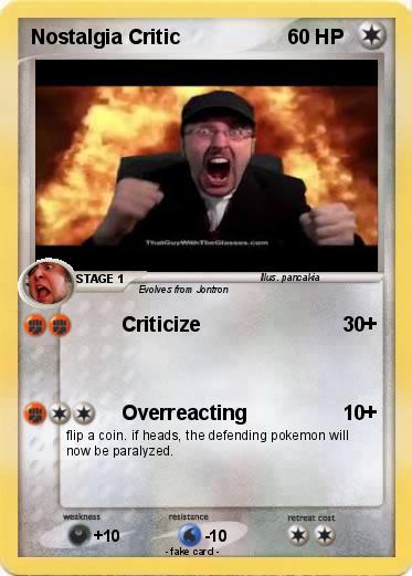 Pokemon Nostalgia Critic