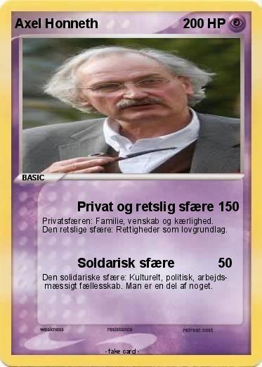 Pokemon Axel Honneth
