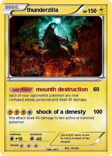 Pokemon thunderzilla