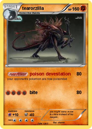 Pokemon tearorzilla