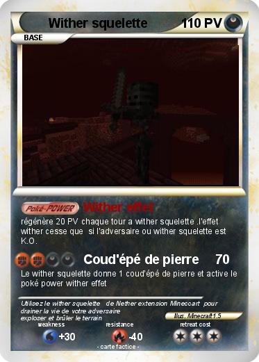 Pokemon Wither squelette