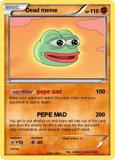 Pokemon Dead meme