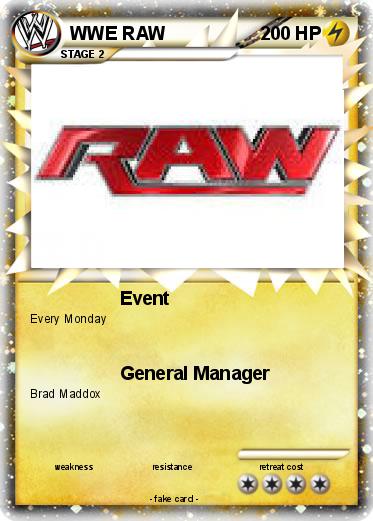 Pokemon WWE RAW