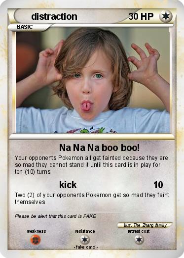 Pokemon distraction