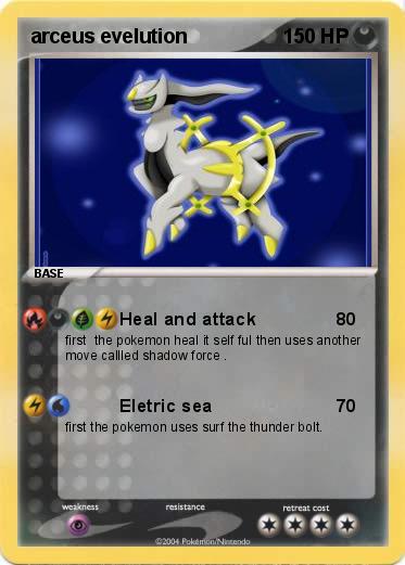 Pokemon arceus evelution