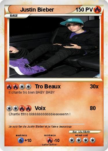 Pokemon Justin Bieber