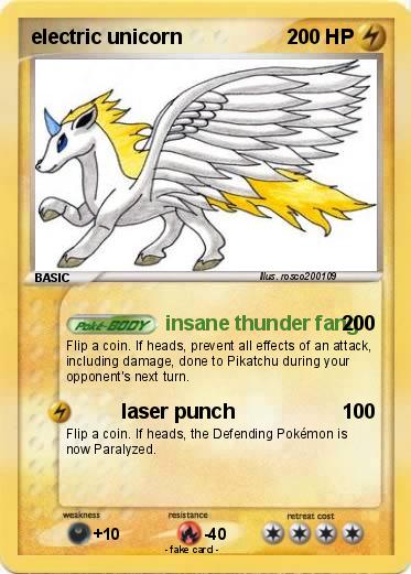 Pokemon electric unicorn