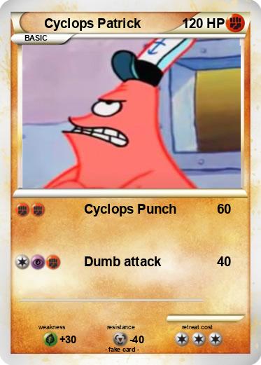 Pokemon Cyclops Patrick