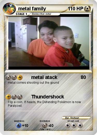 Pokemon metal family
