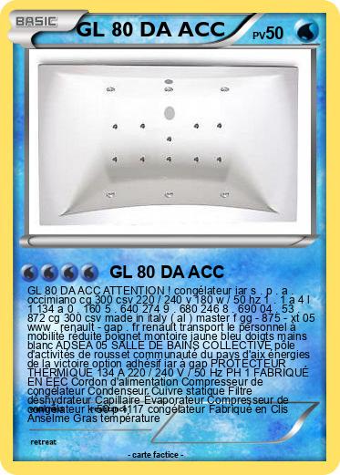 Pokemon GL 80 DA ACC