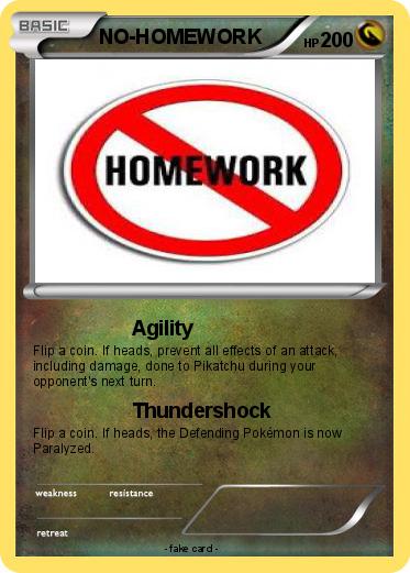 Pokemon NO-HOMEWORK