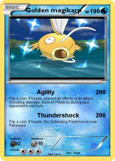 Pokemon Golden magikarp