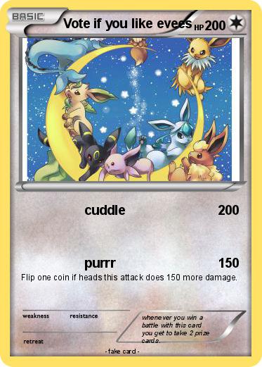 Pokemon Vote if you like evees
