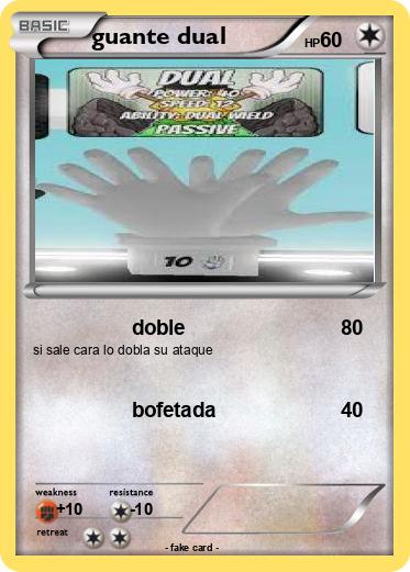 Pokemon guante dual