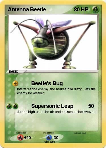 Pokemon Antenna Beetle