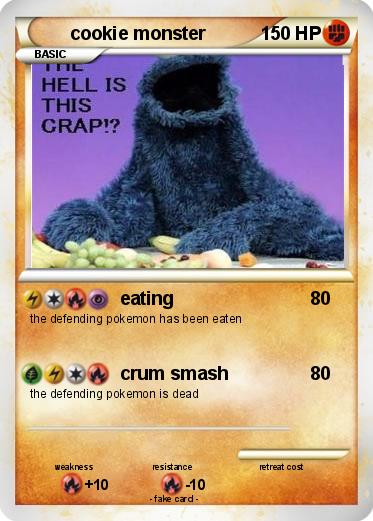 Pokemon cookie monster