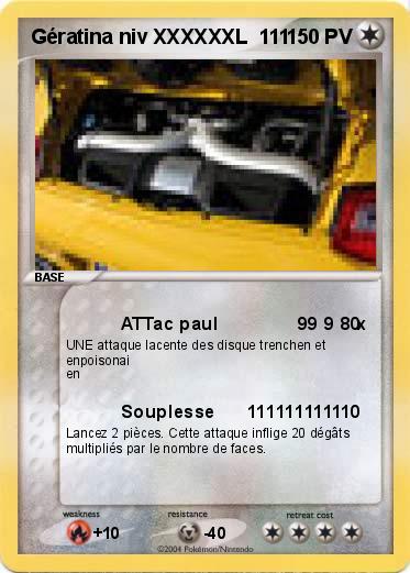 Pokemon Gératina niv XXXXXXL  111